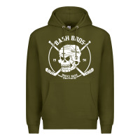 Army Green bash bros Premium Hoodie - artisFamous