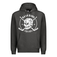 Charcoal Heather bash bros Premium Hoodie - artisFamous