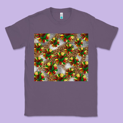 Juneteenth Sunflowers Classic Tee Designed By Barkaloodesign