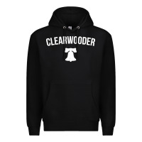 Black clearwooder Premium Hoodie - artisFamous