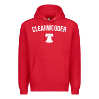 Red clearwooder Premium Hoodie - artisFamous