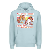 Blue Mist wrong side of the river Premium Hoodie - artisFamous