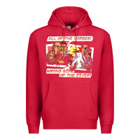 Cardinal wrong side of the river Premium Hoodie - artisFamous