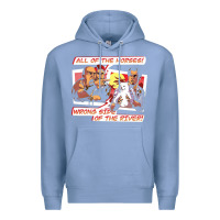 Colony Blue wrong side of the river Premium Hoodie - artisFamous