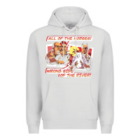 Dove Grey wrong side of the river Premium Hoodie - artisFamous