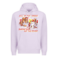 Lilac wrong side of the river Premium Hoodie - artisFamous