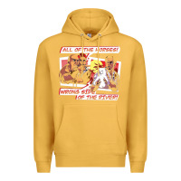 Mustard wrong side of the river Premium Hoodie - artisFamous