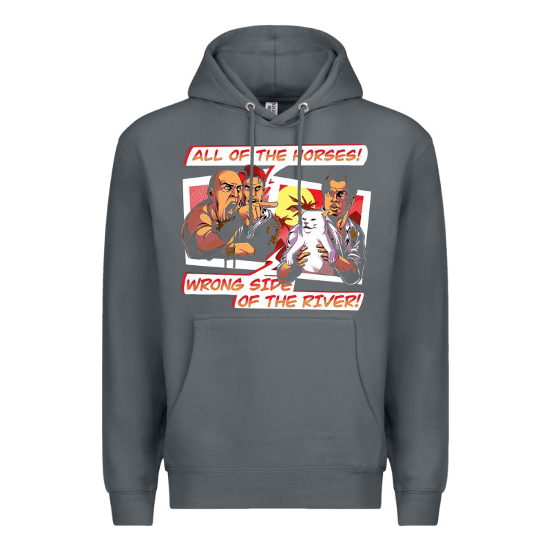Wrong Side Of The River Premium Hoodie by artisFamous | Teevron