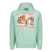 Seafoam wrong side of the river Premium Hoodie - artisFamous