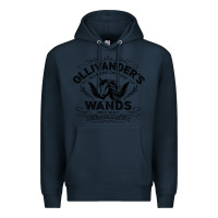 Navy ollivanders wands Premium Hoodie - artisFamous