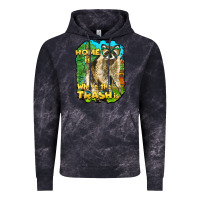 Cloud Black raccoon home is where the trash is Vintage Hoodie - BarkalooDesign