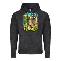 Vintage Black raccoon home is where the trash is Vintage Hoodie - BarkalooDesign