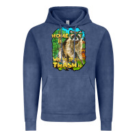 Vintage Denim raccoon home is where the trash is Vintage Hoodie - BarkalooDesign
