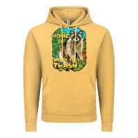 Vintage Mustard raccoon home is where the trash is Vintage Hoodie - BarkalooDesign
