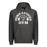 Charcoal Heather power house gym fitness Premium Hoodie - artisFamous