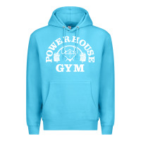 Ocean Blue power house gym fitness Premium Hoodie - artisFamous