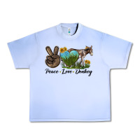 Grape Ice Peace Love Donkey Urban Heavy Tee - LillyAllenDesigns