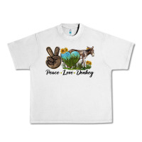 Lunar Rock Peace Love Donkey Urban Heavy Tee - LillyAllenDesigns