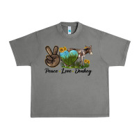 Tornado Peace Love Donkey Urban Heavy Tee - LillyAllenDesigns