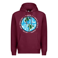 Burgundy step brothers Premium Hoodie - artisFamous