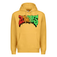 Mustard vintage  flatbush Premium Hoodie - artisFamous
