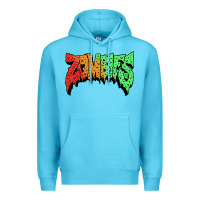Ocean Blue vintage  flatbush Premium Hoodie - artisFamous