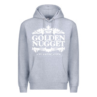 Heather Grey atlantic city golden nugget Premium Hoodie - artisFamous
