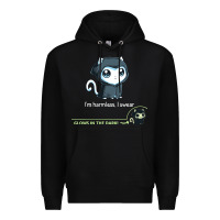Black i'm harmless, i swear Premium Hoodie - artisFamous