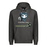Charcoal Heather i'm harmless, i swear Premium Hoodie - artisFamous