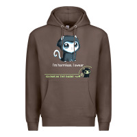 Coffee i'm harmless, i swear Premium Hoodie - artisFamous
