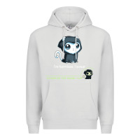 Dove Grey i'm harmless, i swear Premium Hoodie - artisFamous