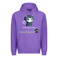 Purple i'm harmless, i swear Premium Hoodie - artisFamous