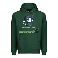 Sports Green i'm harmless, i swear Premium Hoodie - artisFamous