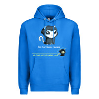 True Royal i'm harmless, i swear Premium Hoodie - artisFamous