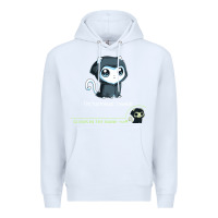 White i'm harmless, i swear Premium Hoodie - artisFamous