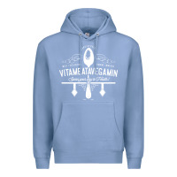 Colony Blue vitameatavegamin Premium Hoodie - artisFamous