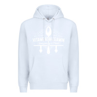 White vitameatavegamin Premium Hoodie - artisFamous