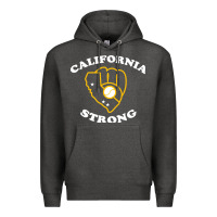 Charcoal Heather california strong Premium Hoodie - artisFamous