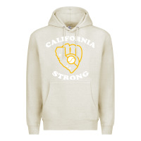 Oatmeal Heather california strong Premium Hoodie - artisFamous