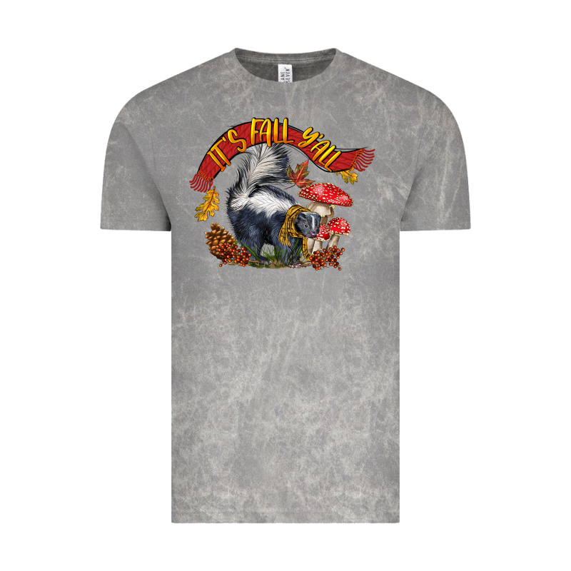 It's Fall Y'all Skunk Vintage Tee by LillyAllenDesigns | Teevron