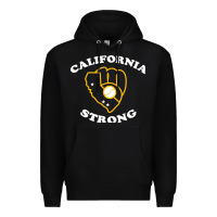 Black california strong Premium Hoodie - artisFamous