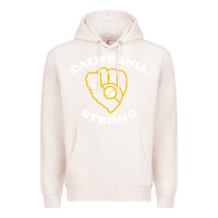 Pale Pink california strong Premium Hoodie - artisFamous
