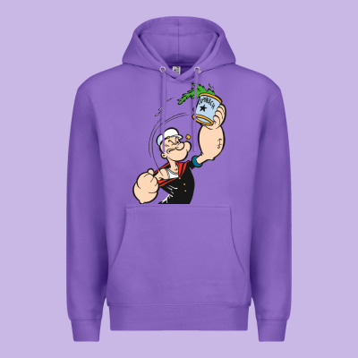 Popeye Spinach Retro Mens Funny Premium Hoodie Designed By Artisfamous