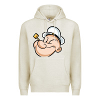 Oatmeal Heather The Sailor Popeye Premium Hoodie - artisFamous