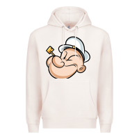 Pale Pink The Sailor Popeye Premium Hoodie - artisFamous