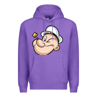 Purple The Sailor Popeye Premium Hoodie - artisFamous