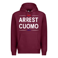 Burgundy anti cuomo political Premium Hoodie - artisFamous