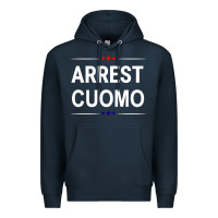 Navy anti cuomo political Premium Hoodie - artisFamous