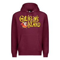 Burgundy gilligan island film Premium Hoodie - artisFamous