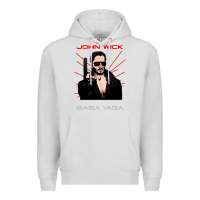 Dove Grey the baba yaga Premium Hoodie - artisFamous